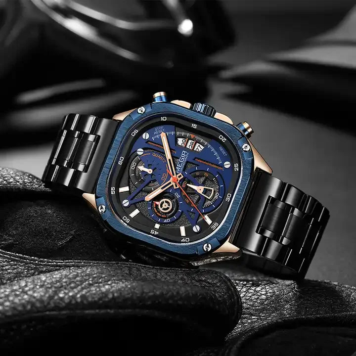 MEGIR Watch 2217 2217G Men Waterproof Chronograph Reloj Montre Male Clock Brand Luxury Original Business Man Sport Wristwatch