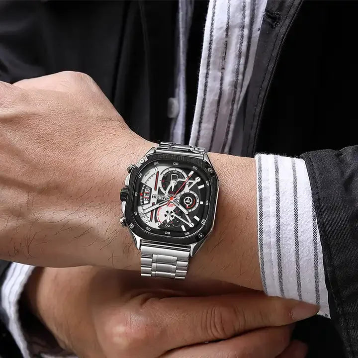 MEGIR Watch 2217 2217G Men Waterproof Chronograph Reloj Montre Male Clock Brand Luxury Original Business Man Sport Wristwatch