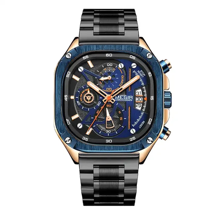 MEGIR Watch 2217 2217G Men Waterproof Chronograph Reloj Montre Male Clock Brand Luxury Original Business Man Sport Wristwatch