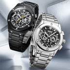 Mark Fairwhale 5037 Watches for Men Quartz Watches Waterproof Luminous Pointers Luxury Wristwatches Business Chronograph Watch
