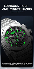 Mark Fairwhale 5037 Watches for Men Quartz Watches Waterproof Luminous Pointers Luxury Wristwatches Business Chronograph Watch