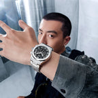 Mark Fairwhale 5037 Watches for Men Quartz Watches Waterproof Luminous Pointers Luxury Wristwatches Business Chronograph Watch